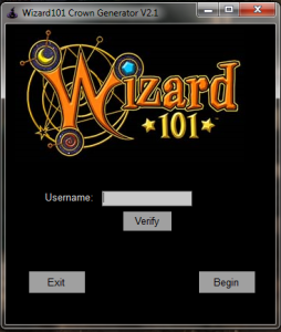 wizard101 crown generator v3 password
